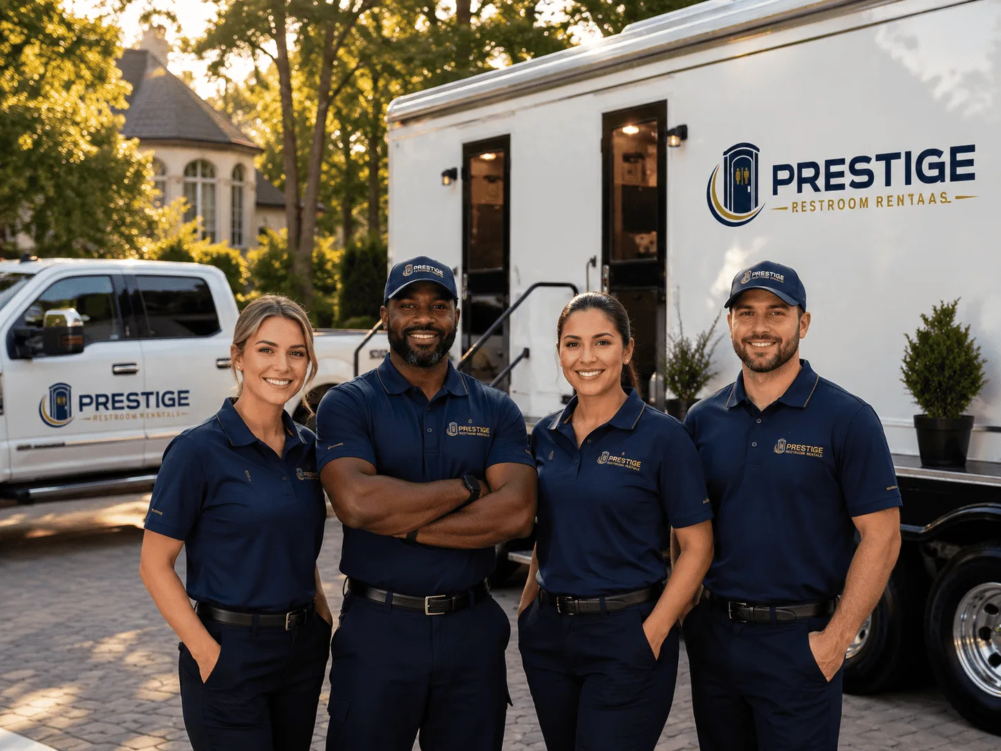 Trusted Luxury Portable Restrooms company in Malvern, OH
